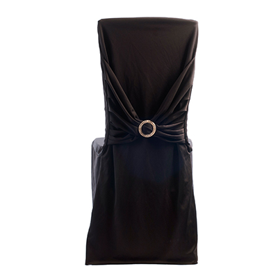 BLACK CHAIR COVER